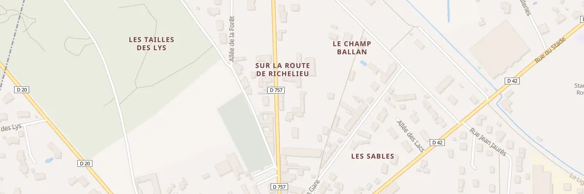 Plan du 14 Rue du Huit Mai 1945 à Lencloître