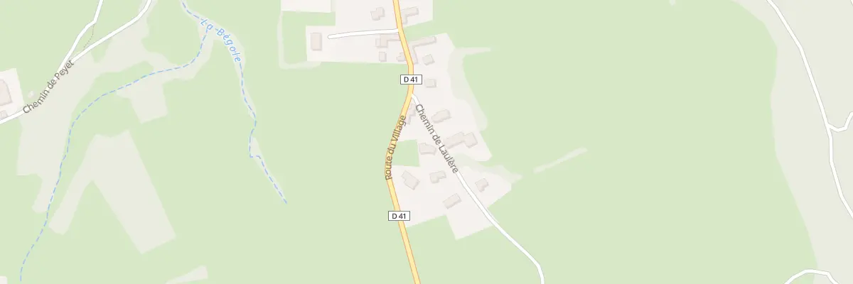 Plan du 2 Che de Laulere à Bégole