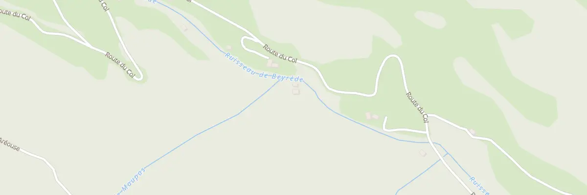 Plan de Soulagnere à Beyrède-Jumet-Camous