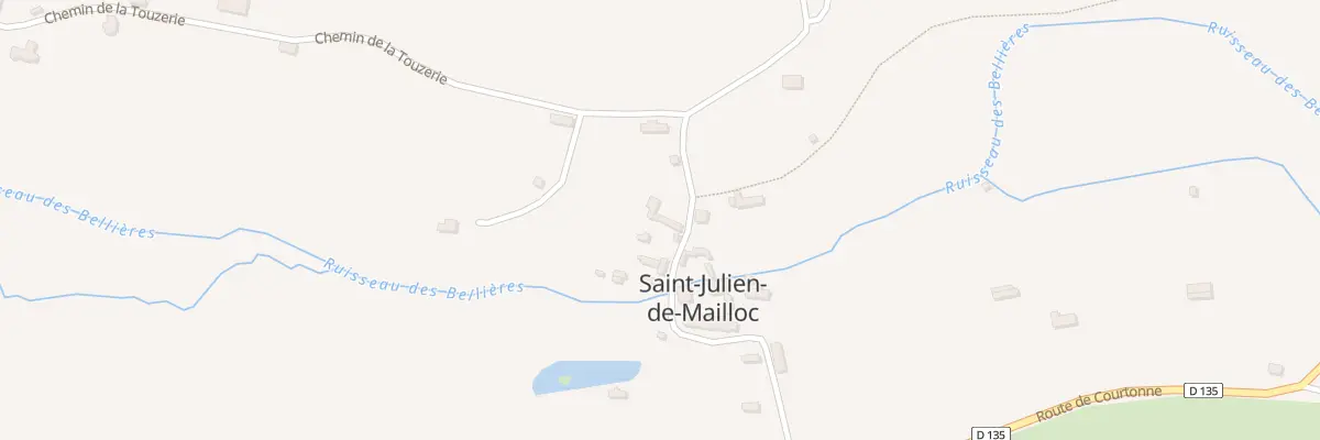 Plan du 277 Chem de l’Eglise St Julien de M à Valorbiquet