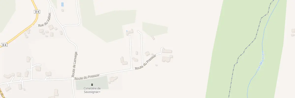 Plan du 5000 La Garrigue Haute à Saussignac