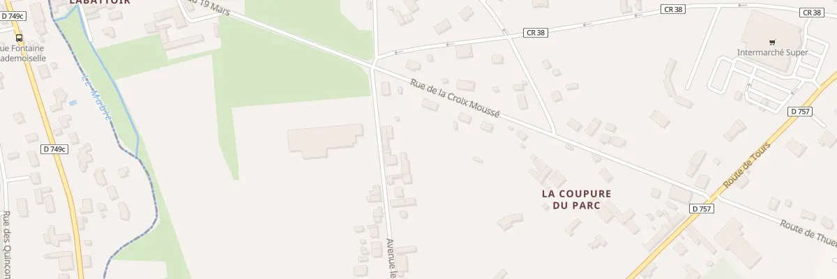 Plan du 7 Av Le Sablon à Chaveignes