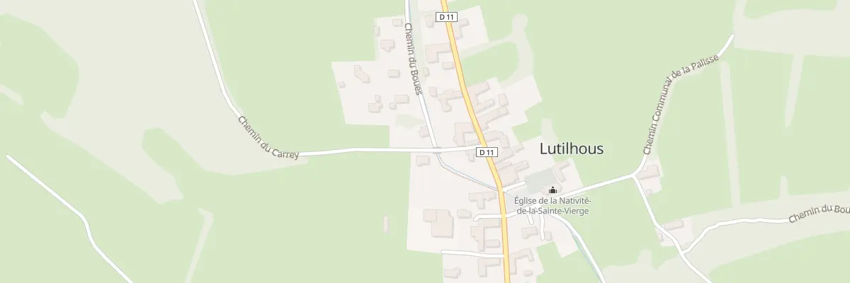 Plan du 60 Che du Carrey à Lutilhous