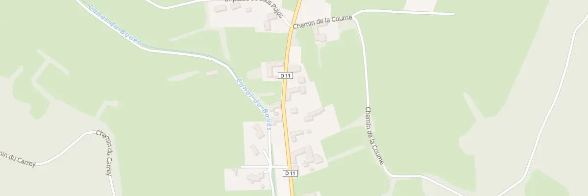 Plan du 279 Rue des Pyrenées à Lutilhous