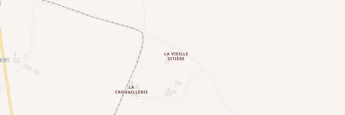 Plan du 5046 La Vieille Sitiere à Orches