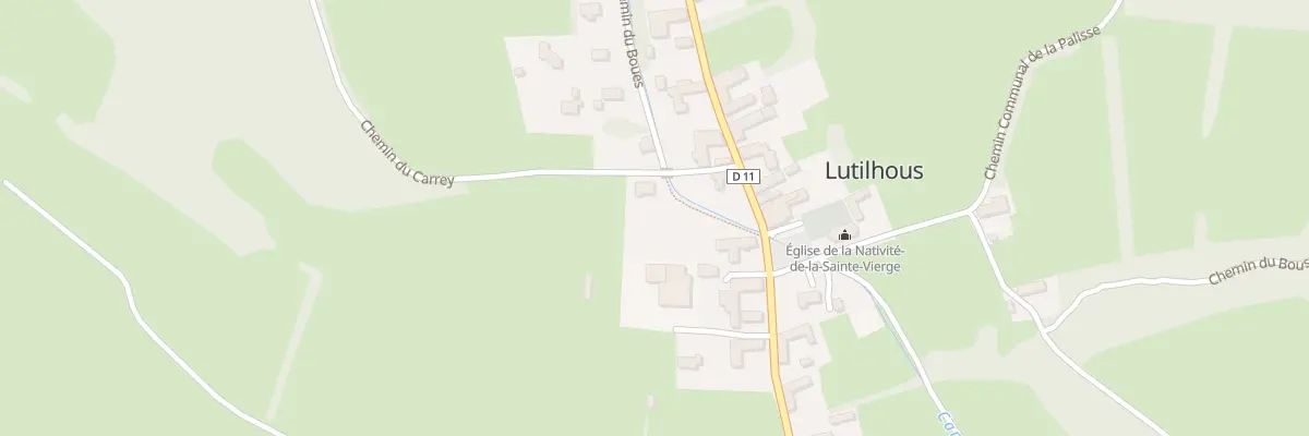 Plan du 59 Che du Carrey à Lutilhous