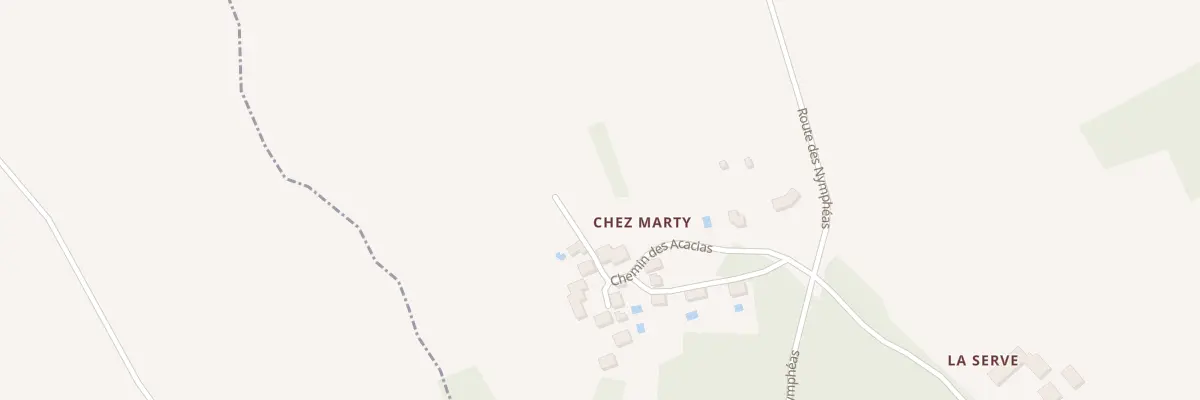 Plan du 177 Chez Marty à Bertric-Burée