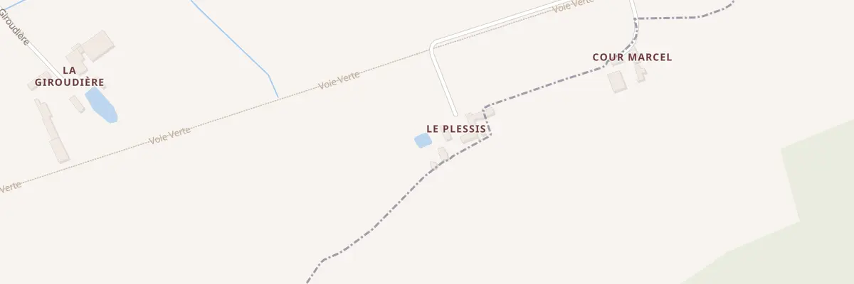 Plan du 64 Le Plessis à Marchemaisons