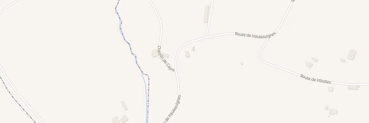 Plan du 360 Rte de Hautesvignes à Varès
