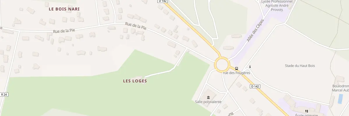 Plan du 14 Rue de la Pie à Brette-les-Pins