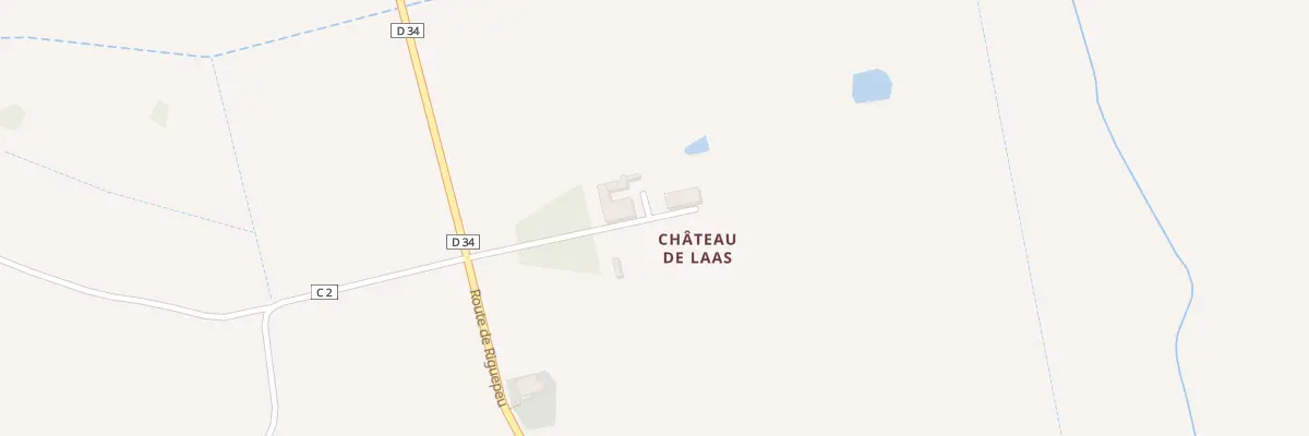 Plan du 5091 Chateau de Laas à Caillavet