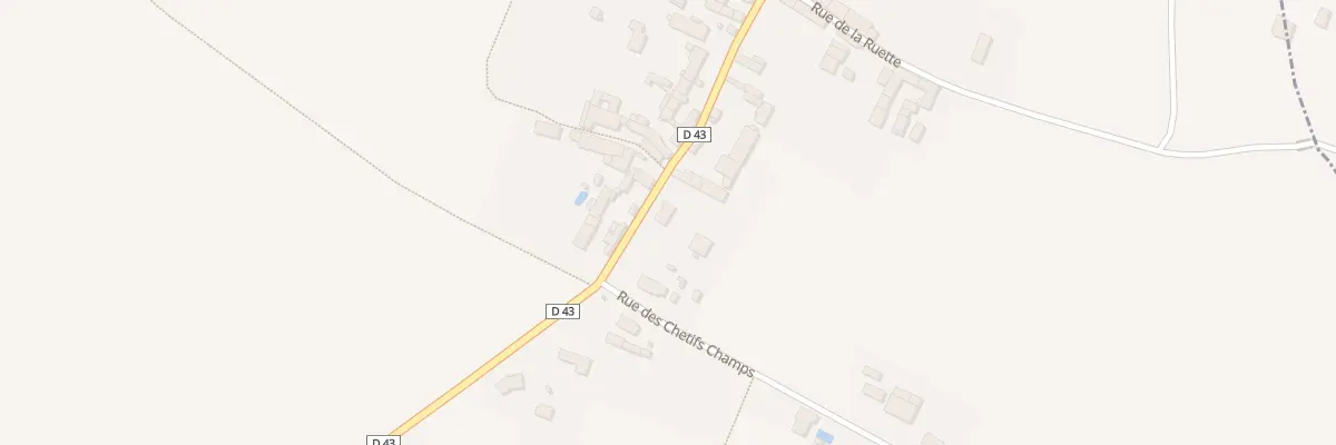 Plan du 2T Rte d’Ouzilly à Saint-Martin-la-Pallu