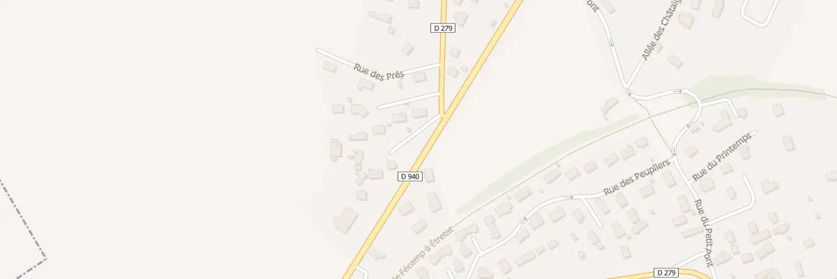 Plan du 1090 Rue d’Etretat à Froberville