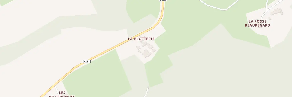Plan du 5287 La Blotterie à Chenu