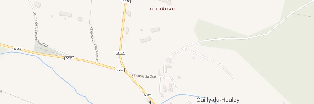 Plan du 8 Che du Gué à Ouilly-du-Houley