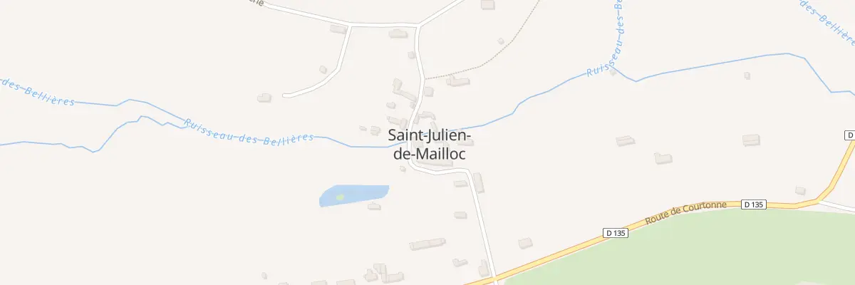 Plan du 200 Chem de l’Eglise St Julien de M à Valorbiquet