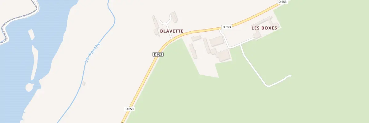 Plan du 4 Blavette à Barville