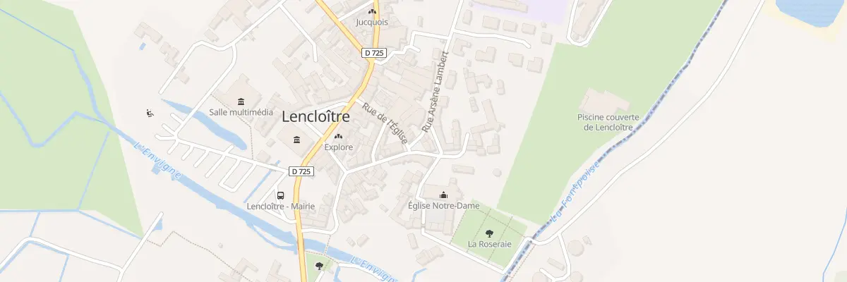 Plan du 8 Rue de l’Eglise à Lencloître