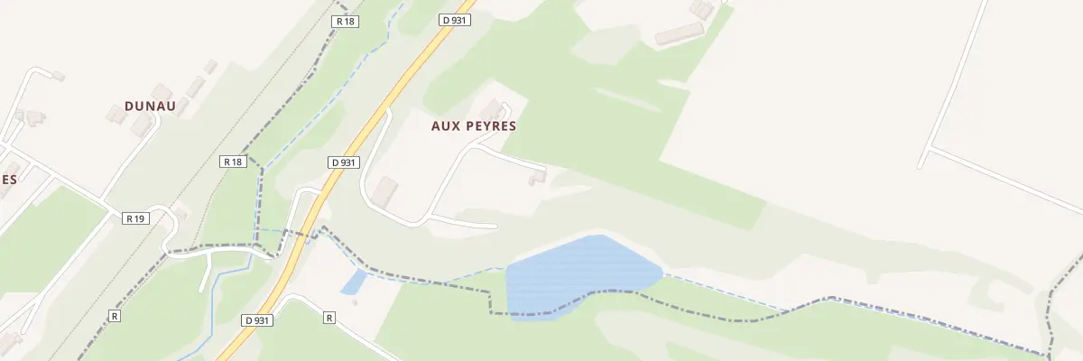 Plan du 5072 Aux Peyres à Larressingle