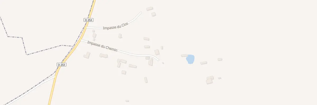Plan du 11 Imp du Chemin à Chaumont