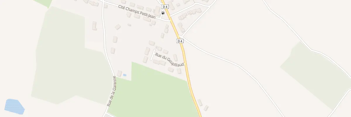Plan du 2 Rue du Goupillaud à Champagné-Saint-Hilaire
