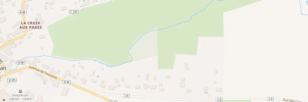 Plan du 7 Rue des Cormiers à Savigné-sur-Lathan