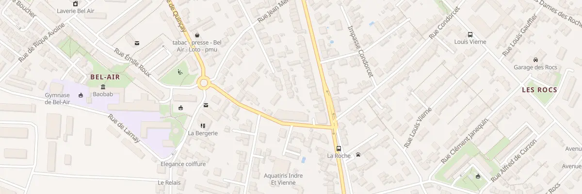 Plan du 8 Rue de Quincay à Poitiers