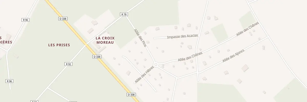 Plan du 25 All des Pins à Marigné-Laillé