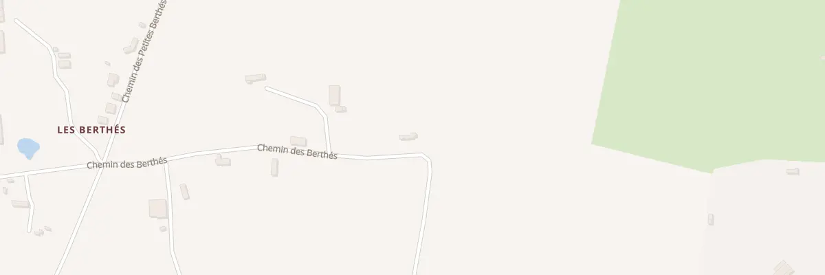 Plan du 300 Che des Berthés à Moyaux
