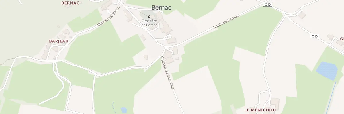Plan du 1 Menichou à Loubès-Bernac