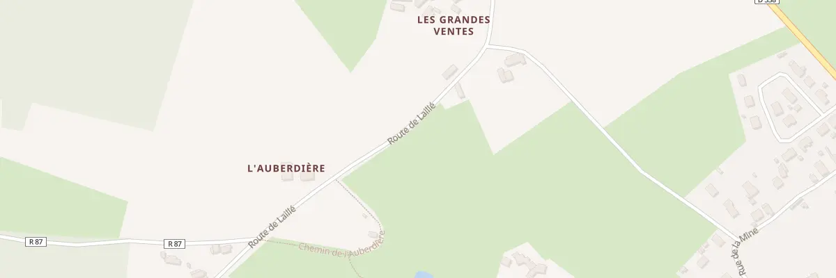 Plan du 3 Les Grandes Ventes à Marigné-Laillé
