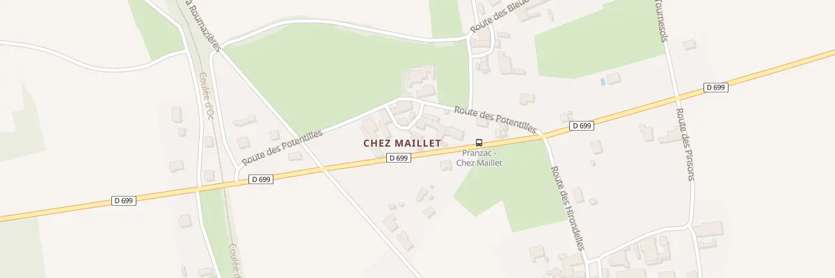 Plan du 5 Rue des Liserons à Pranzac
