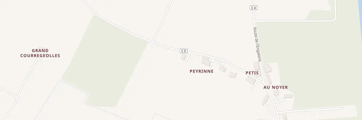 Plan du 227 Rte de Peyrinnes à Thouars-sur-Garonne