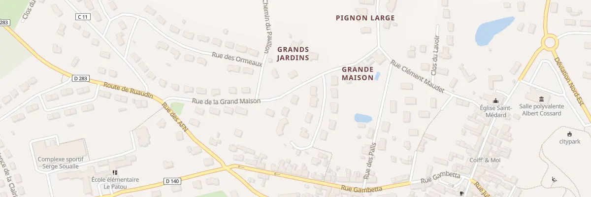 Plan du 16 Rue de la Grand’Maison à Saint-Mars-d’Outillé