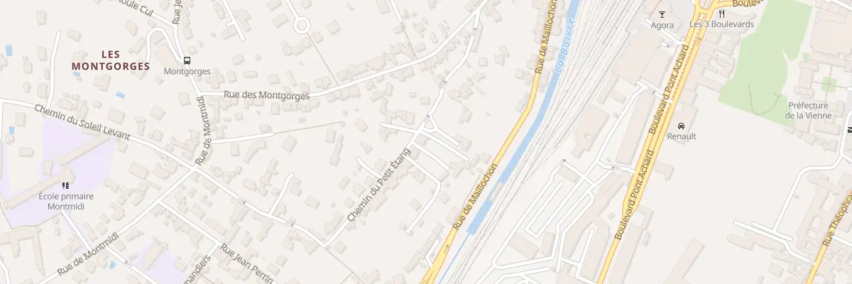Plan du 13 Che du Petit Etang à Poitiers