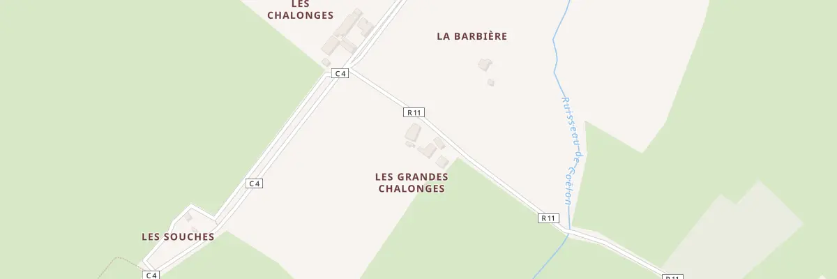 Plan du 1 Les Grandes Chalonges à Beaufay