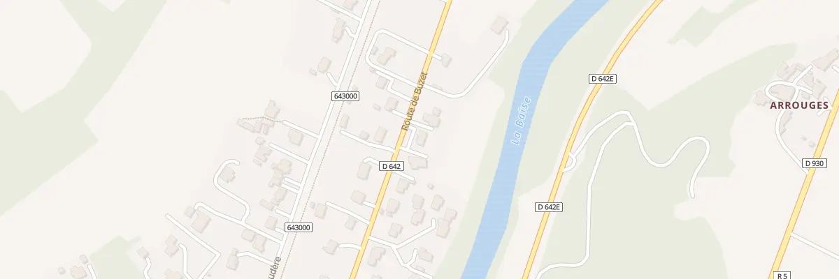 Plan du 22B Rte de Buzet à Vianne