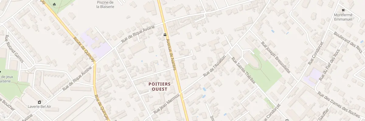 Plan du 334 Av de Nantes à Poitiers