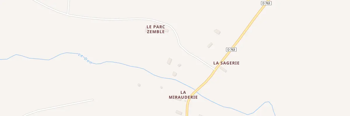 Plan du 74 La Sagerie à Brullemail