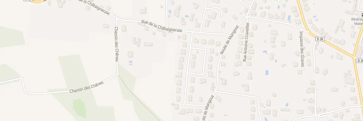 Plan du 7 Av du Petit Bois à Ribérac