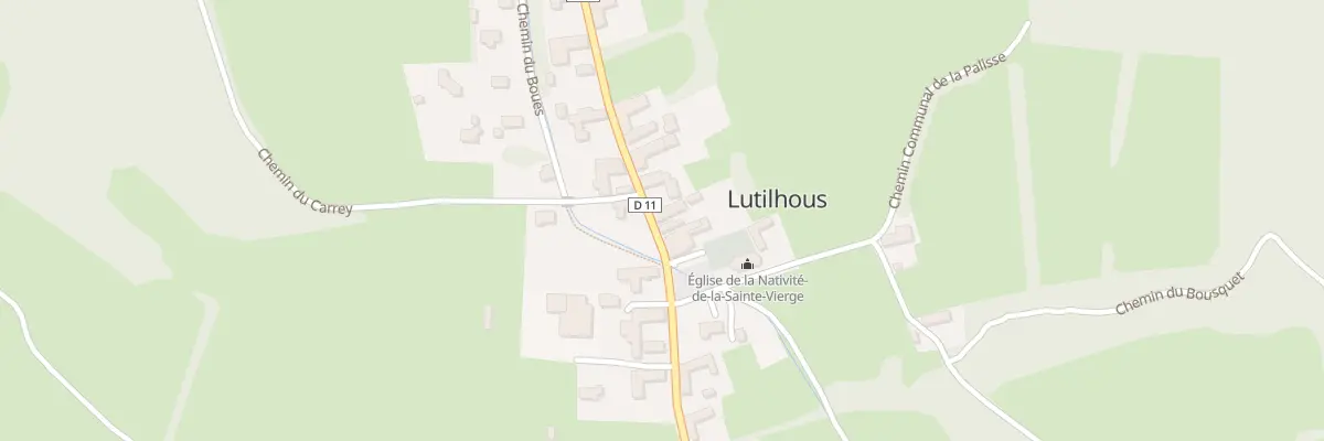 Plan du 811 Rue des Pyrenées à Lutilhous