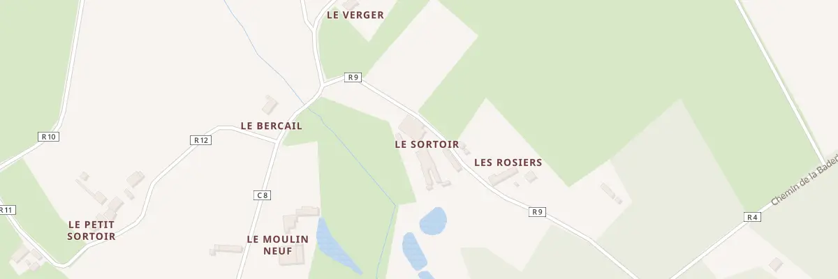Plan du 9 Le Sortoir à Brette-les-Pins