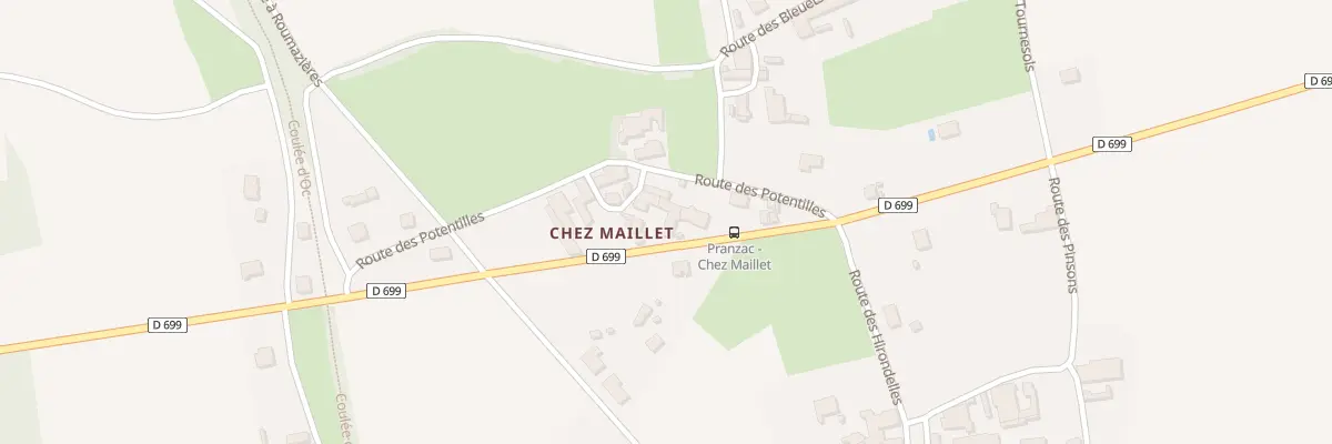 Plan du 66 Rte d’Angoulême à Pranzac
