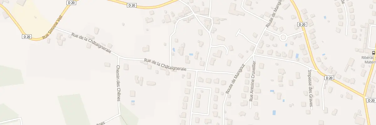 Plan du 144 Rue de la Chataigneraie à Ribérac