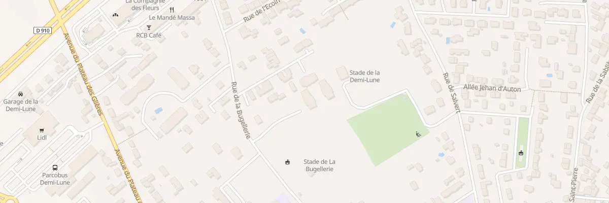 Plan du 84 Rue de la Bugellerie à Poitiers