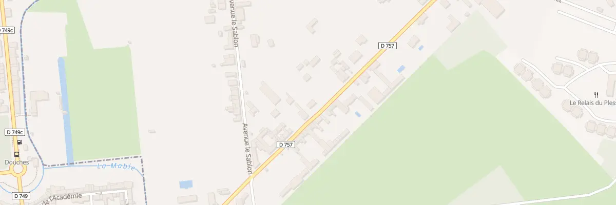 Plan du 30A Av de la Coupure du Parc à Chaveignes