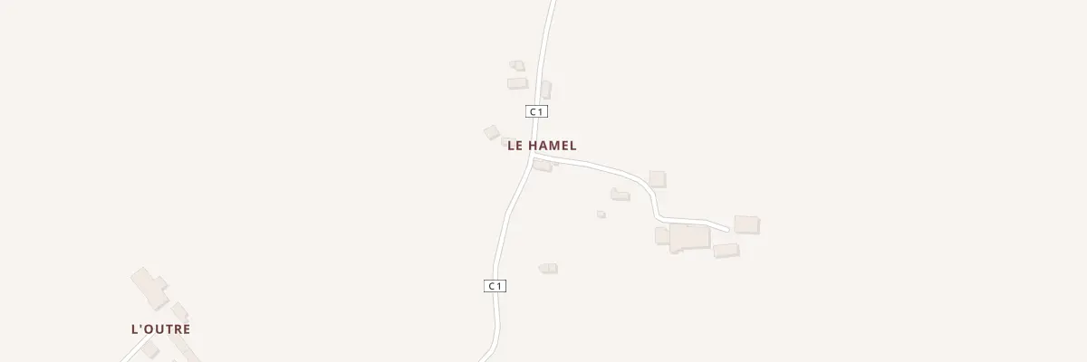 Plan du 80 Le Hamel à Brullemail