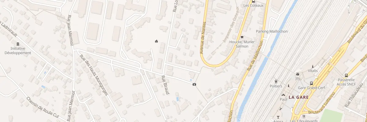 Plan du 3 Rue de la Basse Roche à Poitiers