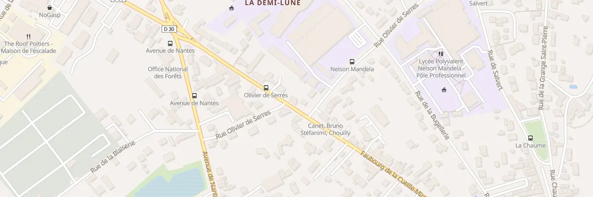 Plan du 104 Rue du Fbg Cueille Mirebalaise à Poitiers