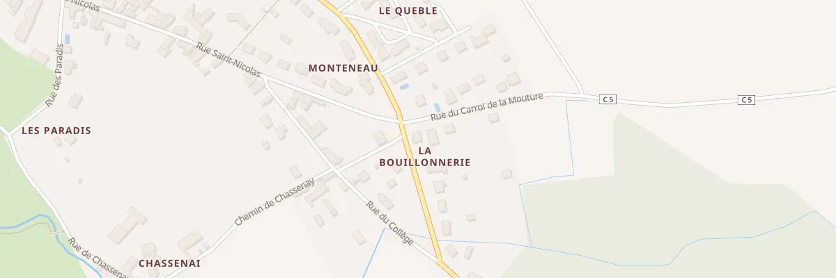 Plan du 2 Rue de la Garenne à Champigny-sur-Veude